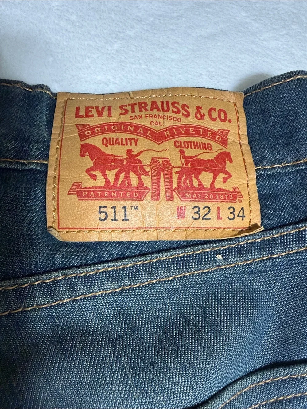 Levi's 511 Men’s Jeans in a Washed Blue